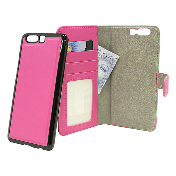 Magnet Wallet Huawei P10 Plus Hotpink