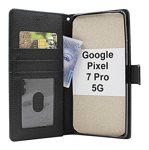 New Standcase Wallet Google Pixel 7 Pro 5G Brun