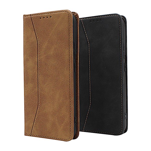 Fancy Standcase Wallet iPhone 12 Pro Max Brun