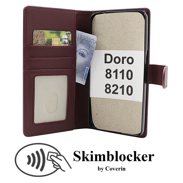 Skimblocker Plånboksfodral Doro 8110 / 8210