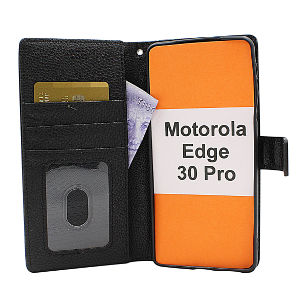 New Standcase Wallet Motorola Edge 30 Pro Brun