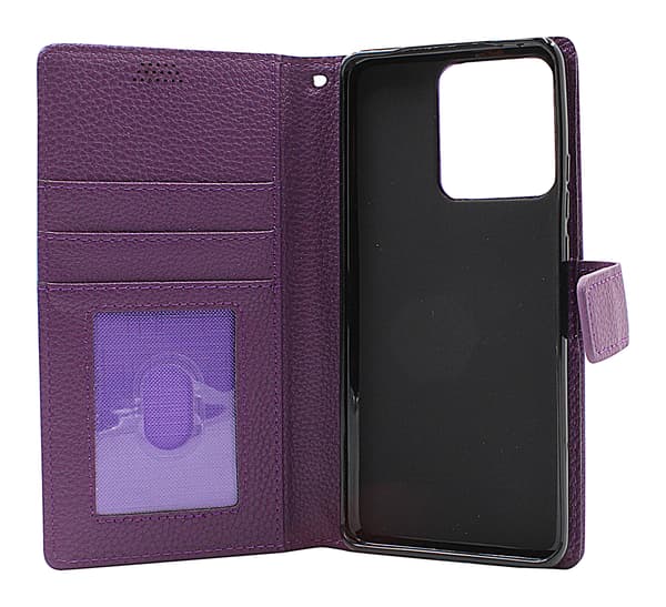 New Standcase Wallet Motorola Edge 40 5G Ljusblå