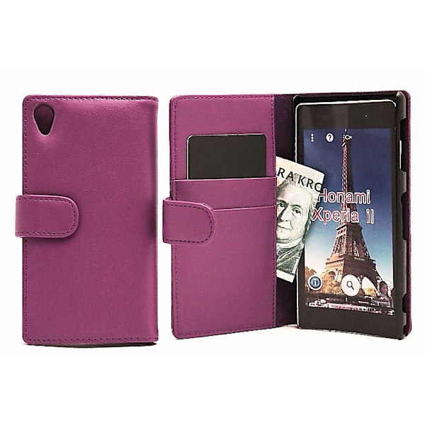 Plånboksfodral Sony Xperia Z1 (C6903,L39h) Lila