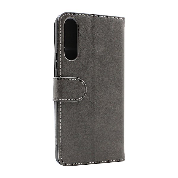 Zipper Standcase Wallet Sony Xperia 10 V 5G Svart