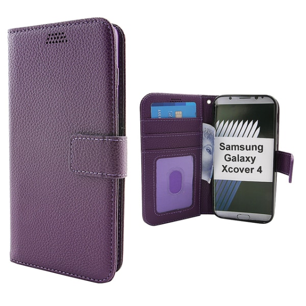 New Standcase Wallet Samsung Galaxy Xcover 4 (G390F) Röd