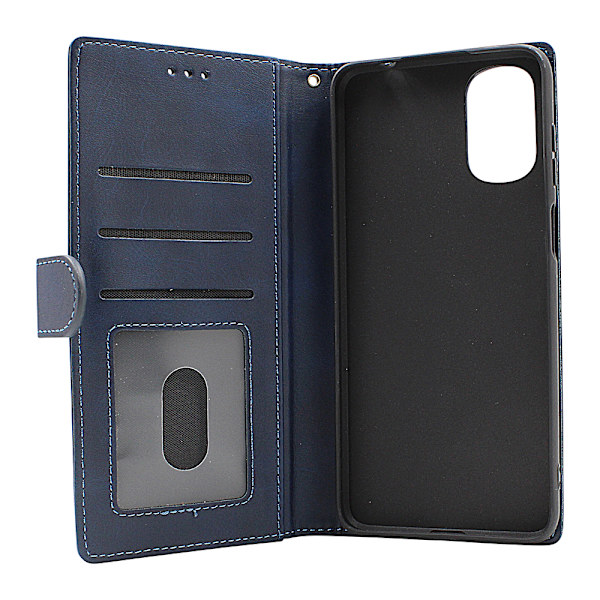 Zipper Standcase Wallet Motorola Moto G22 Röd