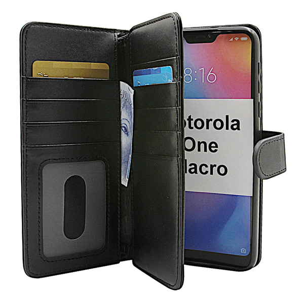 Skimblocker XL Magnet Wallet Motorola One Macro