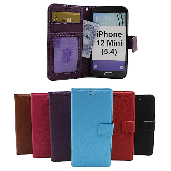 New Standcase Wallet iPhone 12 Mini (5.4) (Svart) Svart