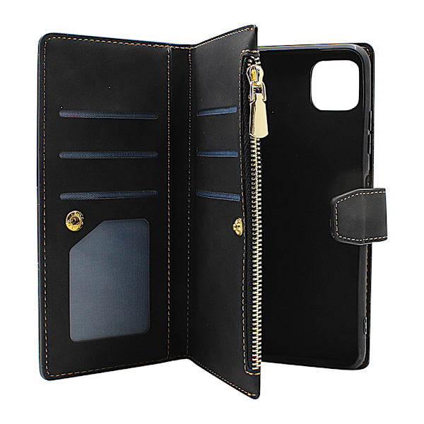 XL Standcase Lyxfodral Samsung Galaxy A22 5G (SM-A226B) Marinblå