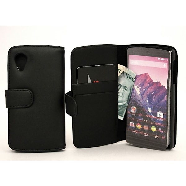 Plånboksfodral Google Nexus 5 (LG) Svart