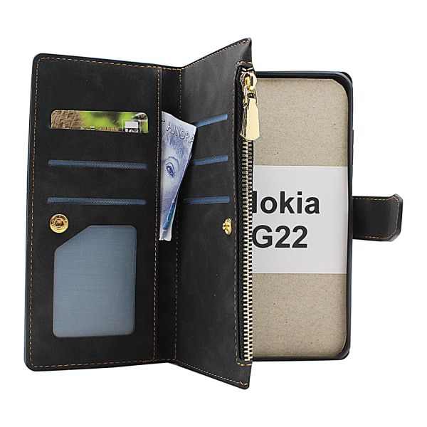 XL Standcase Lyxfodral Nokia G22 Brun