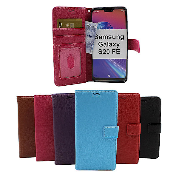 New Standcase Wallet Samsung Galaxy S20 FE/S20 FE 5G (Svart) Lila