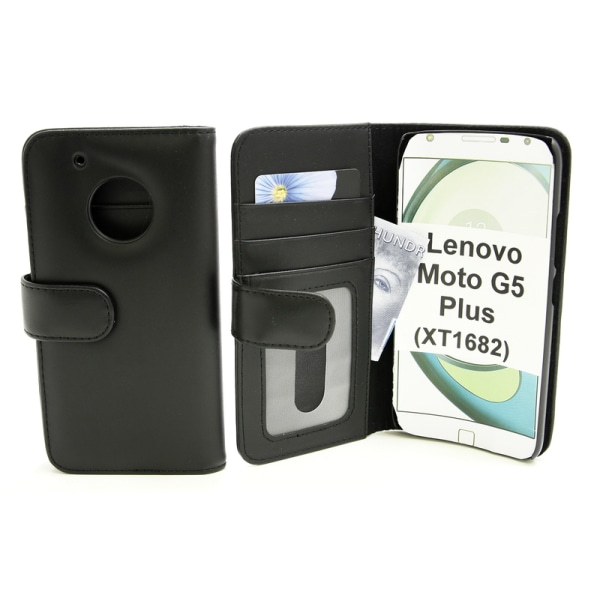 Plånboksfodral Lenovo Moto G5 Plus (XT1683) Hotpink