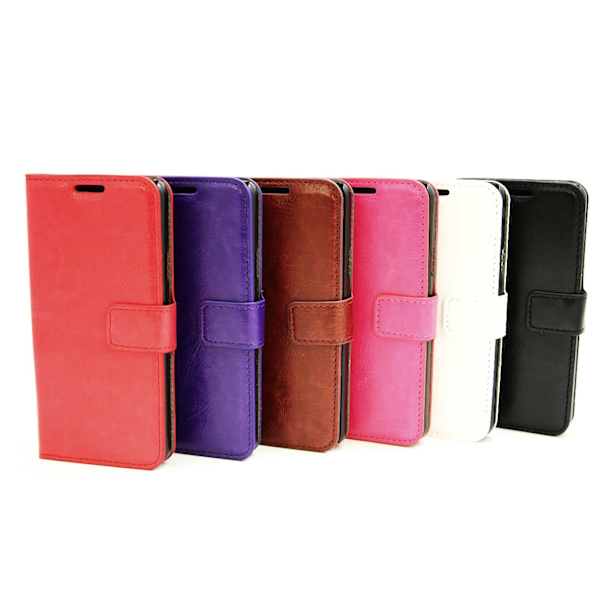 Crazy Horse Wallet Samsung Galaxy A3 2016 (A310F) Röd