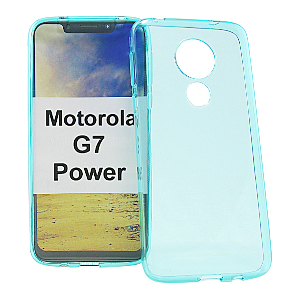 TPU skal Motorola Moto G7 Power Aqua
