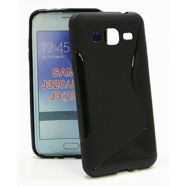 S-Line Skal Samsung Galaxy J3 2016  (J320F) Svart