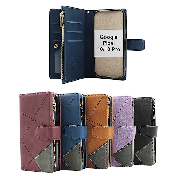 XL Lyx Plånboksfodral Google Pixel 10 / Pixel 10 Pro Brun
