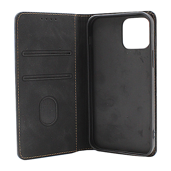 Fancy Standcase Wallet iPhone 12 / 12Pro Svart