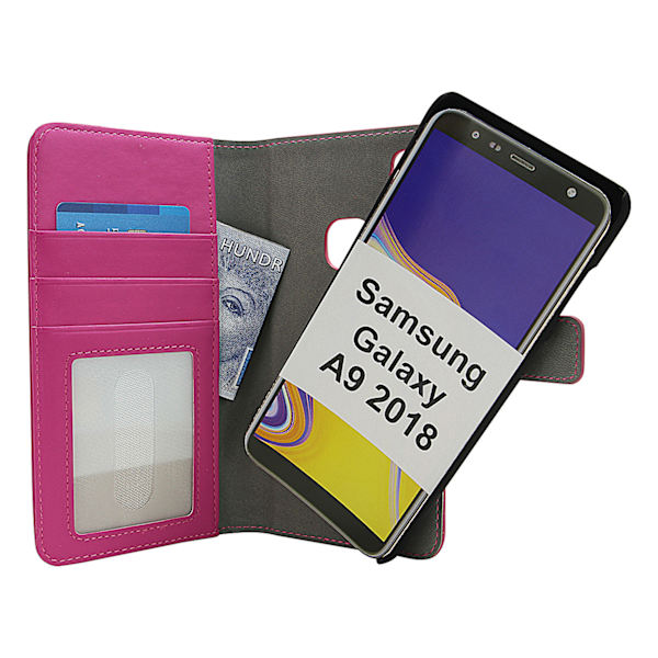 Skimblocker Magnet Wallet Samsung Galaxy A9 2018 (A920F/DS) Hotpink