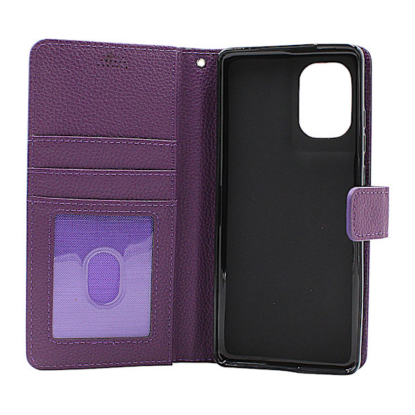 New Standcase Wallet Motorola Moto G85 Ljusblå