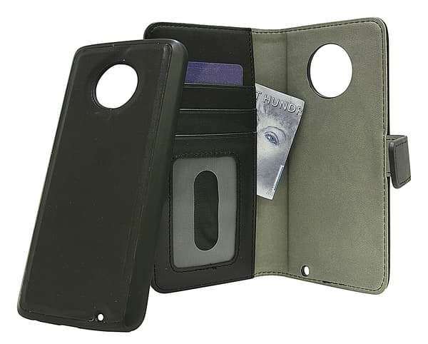Magnet Wallet Motorola Moto G6 Plus Svart