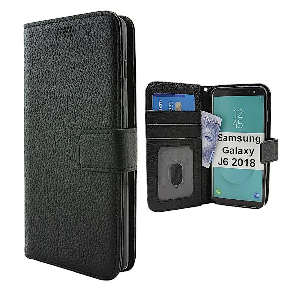 New Standcase Wallet Samsung Galaxy J6 2018 (J600FN/DS) Svart