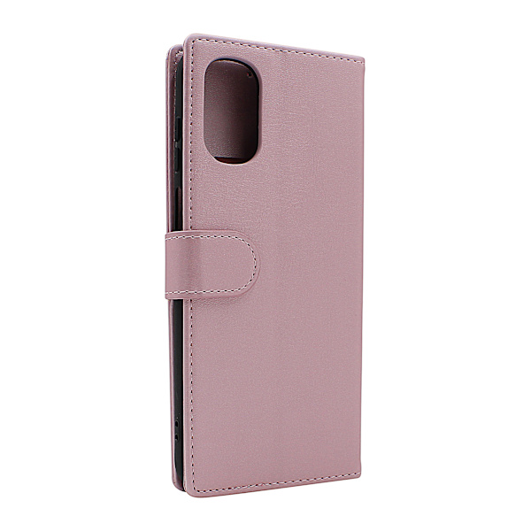 Zipper Standcase Wallet Motorola Moto E32s Brun