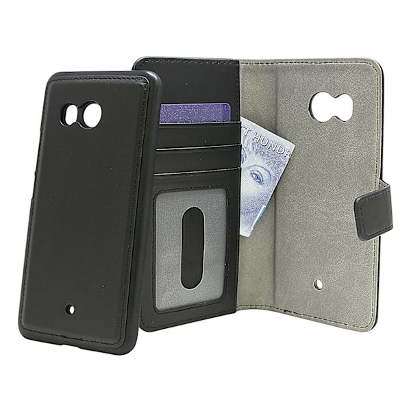 Magnet Wallet HTC U11 Svart