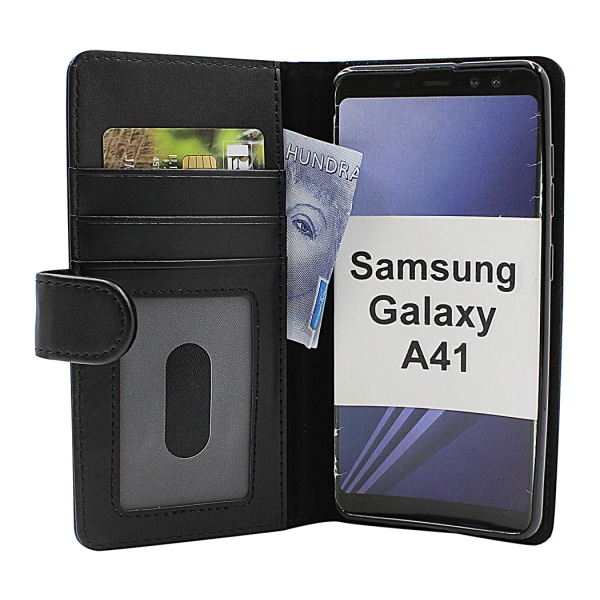 Skimblocker Plånboksfodral Samsung Galaxy A41 Svart