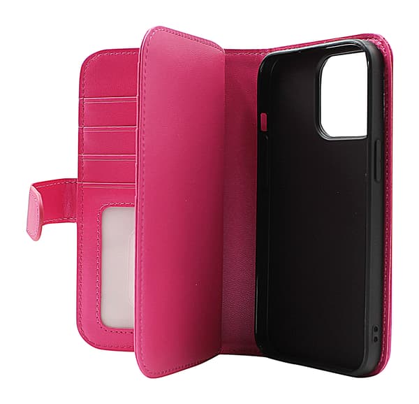 Skimblocker XL Wallet iPhone 13 Pro (6.1) Svart