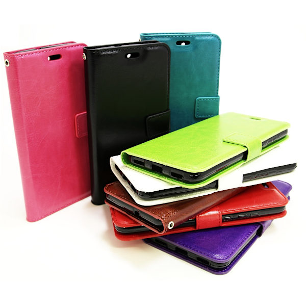 Crazy Horse Wallet Huawei Y6 II Grön
