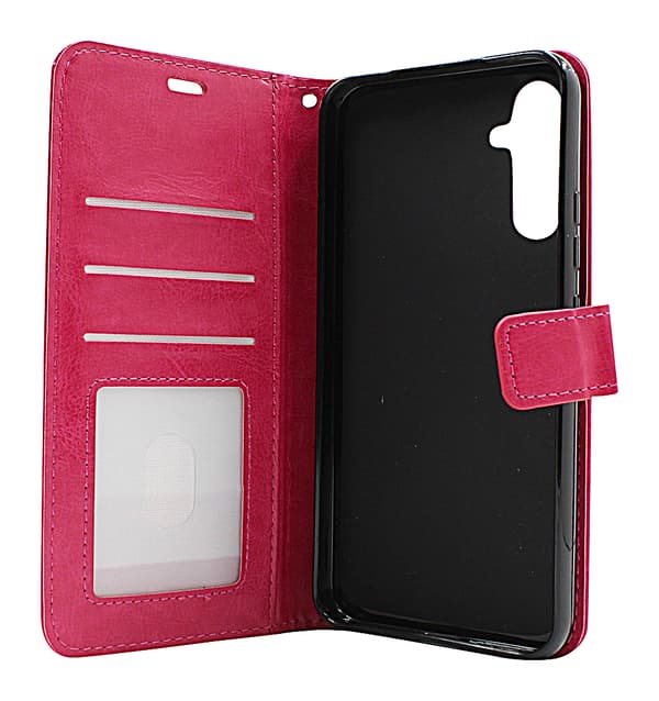Crazy Horse Wallet Samsung Galaxy A34 5G Röd