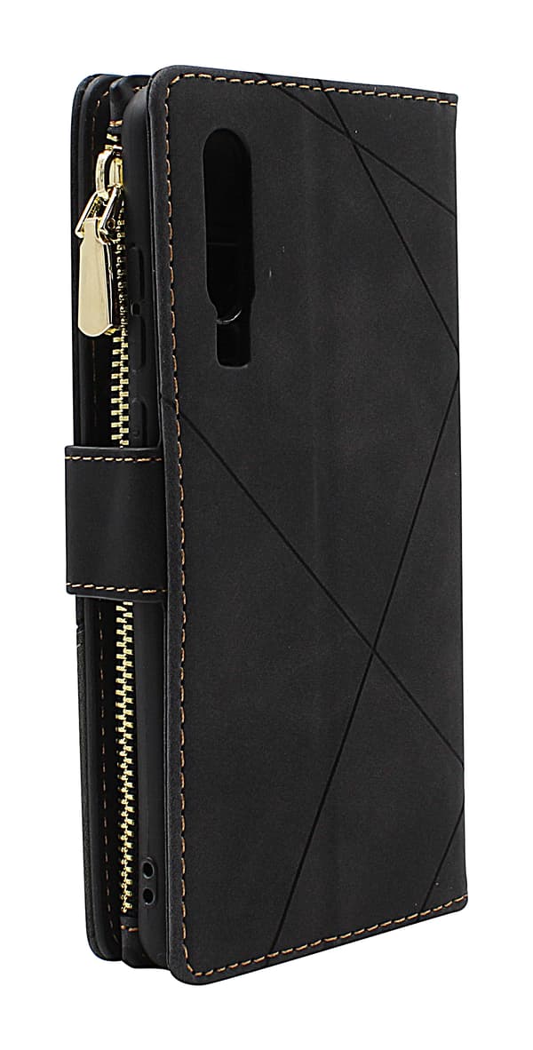 XL Standcase Lyxfodral Huawei P30 (ELE-L29) Brun