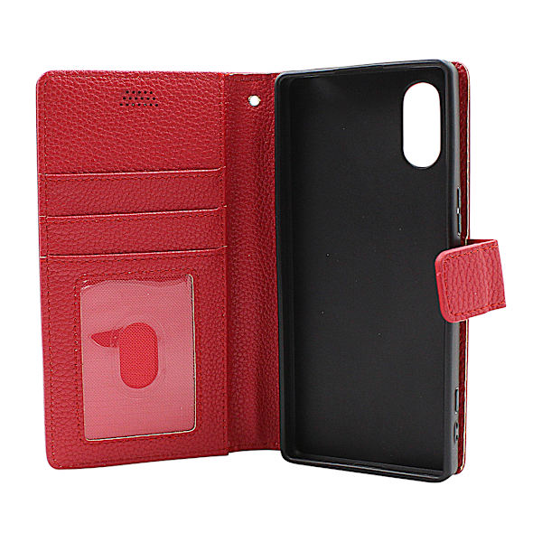 New Standcase Wallet Sony Xperia 5 V Brun