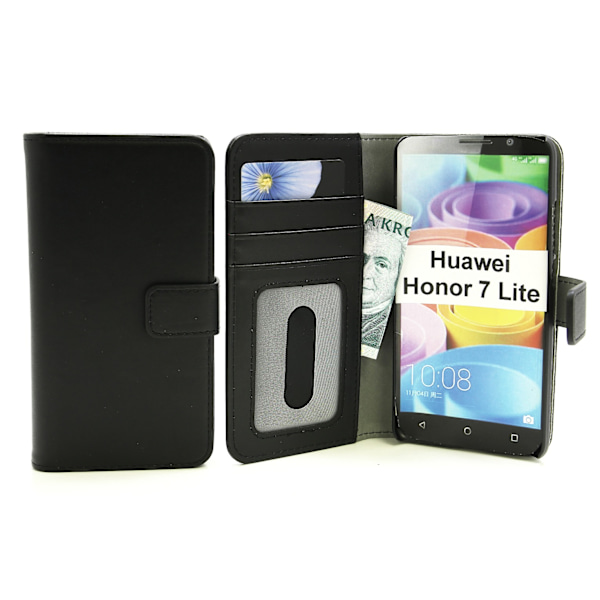 Magnet Wallet Huawei Honor 7 Lite (NEM-L21) Svart