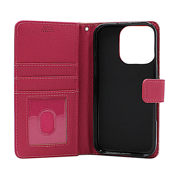 New Standcase iPhone 16 Pro Plånboksfodral Röd