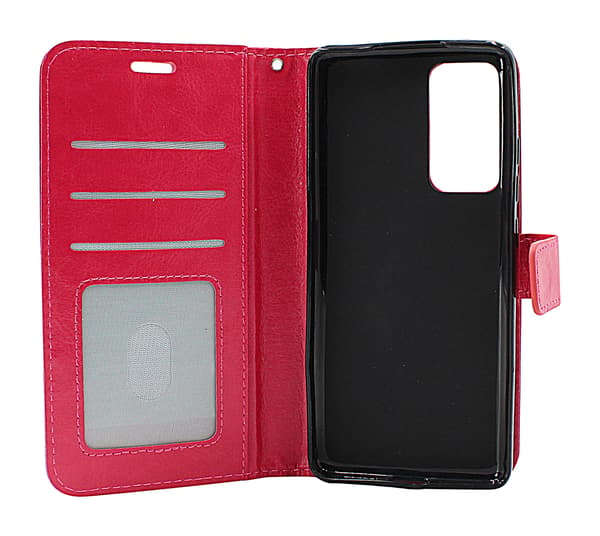 Crazy Horse Wallet Xiaomi 12 Hotpink