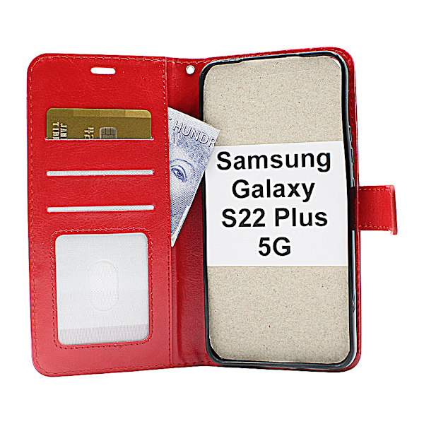 Crazy Horse Wallet Samsung Galaxy S22 Plus 5G (SM-S906B/DS) Grön