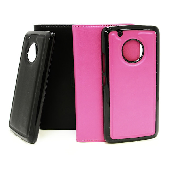 Magnet Wallet Lenovo Moto G5 Plus (XT1683) Svart