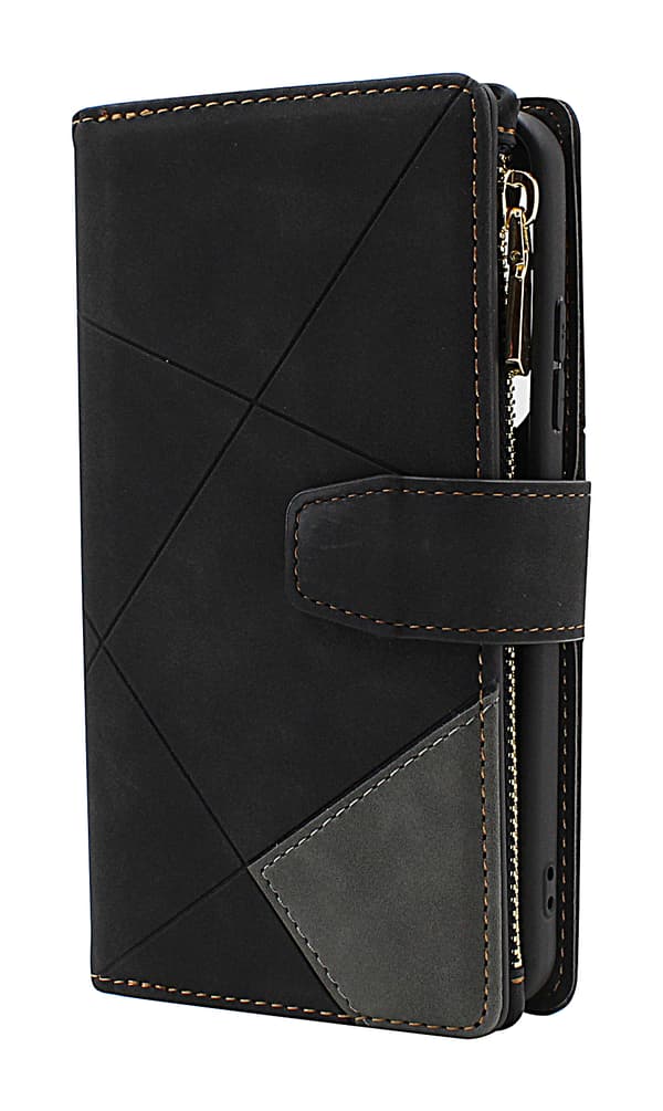 XL Standcase Lyxfodral Asus Zenfone 9 5G Marinblå