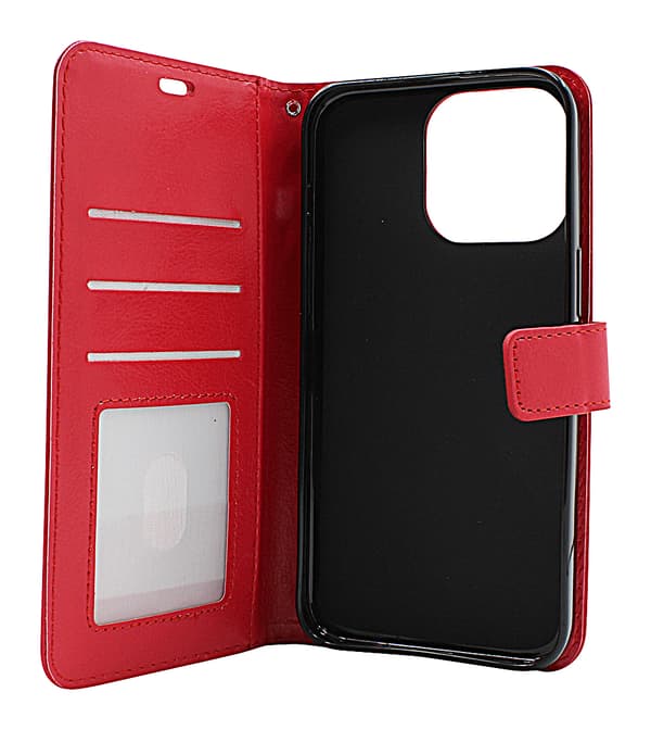 Crazy Horse Wallet iPhone 15 Pro Max Grön