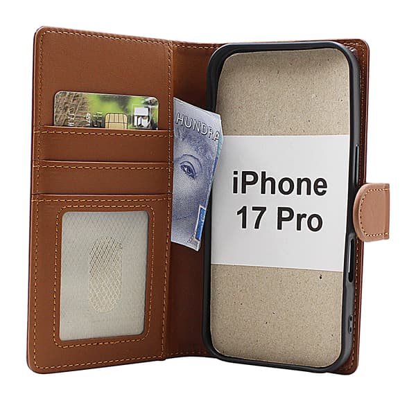 Skimblocker iPhone 17 Pro Plånboksfodral Petrol