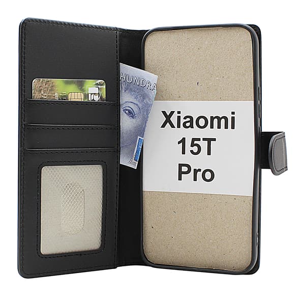 Skimblocker Xiaomi 15T Pro Plånboksfodral Petrol
