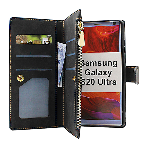 XL Standcase Lyxfodral Samsung Galaxy S20 Ultra (G988B) Brun