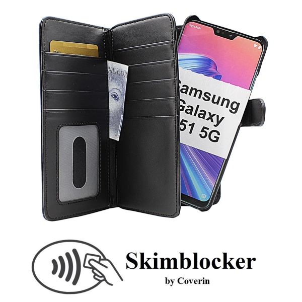 Skimblocker XL Magnet Wallet Samsung Galaxy A51 5G (A516B)