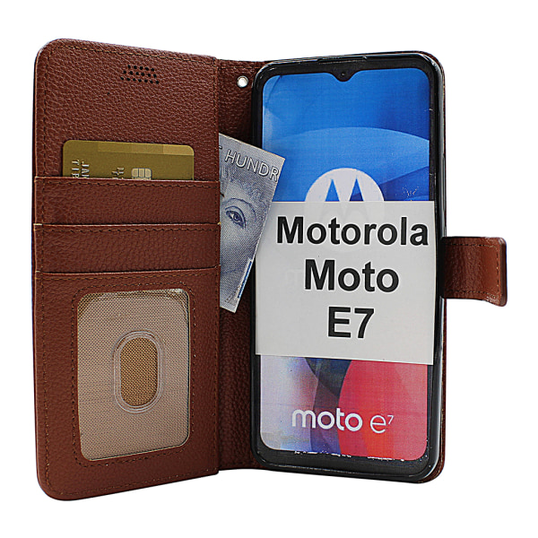 New Standcase Wallet Motorola Moto E7 Hotpink