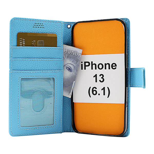 New Standcase Wallet iPhone 13 (6.1) Svart