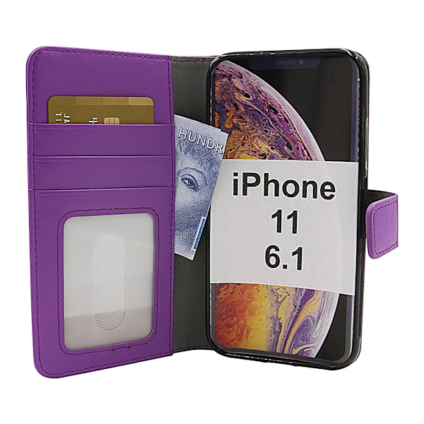 Skimblocker Magnet Wallet iPhone 11 (6.1) Lila