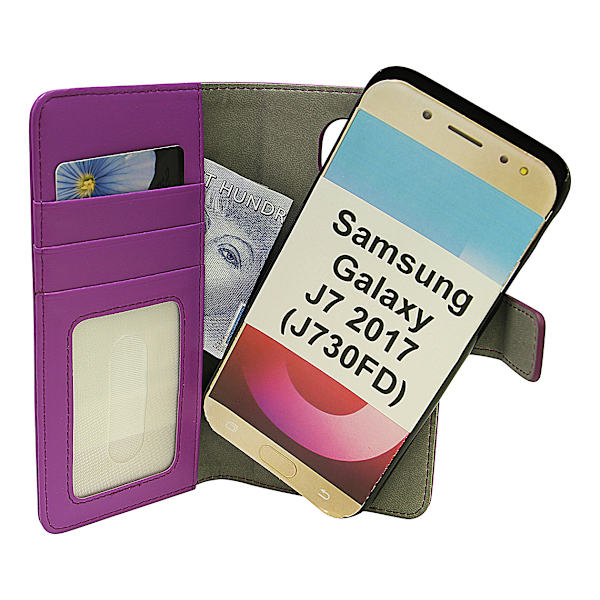 Magnet Wallet Samsung Galaxy J7 2017 (J730FD) Lila