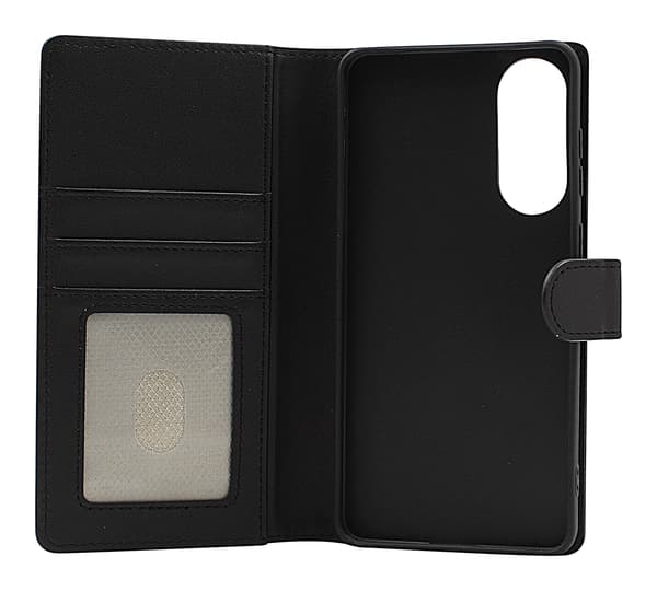 Skimblocker Samsung Galaxy S25 Edge Plånboksfodral Brandy